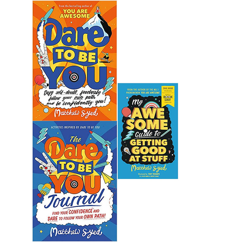 Matthew Syed Collection 3 Books Set (Dare to Be You,Awesome Guide,You Journal) - The Book Bundle