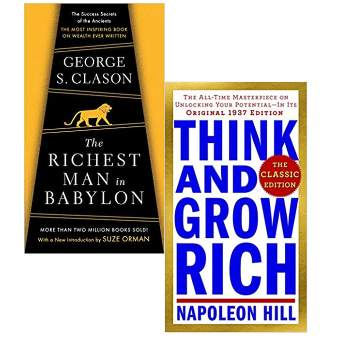 The Richest Man In Babylon, Think and Grow Rich 2 Books Collection Set - The Book Bundle