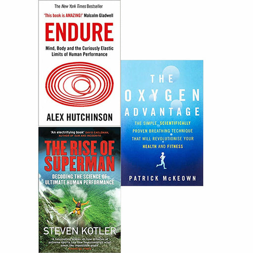 Endure: Mind, Body, The Rise of Superman, The Oxygen Advantage 3 Books Set - The Book Bundle