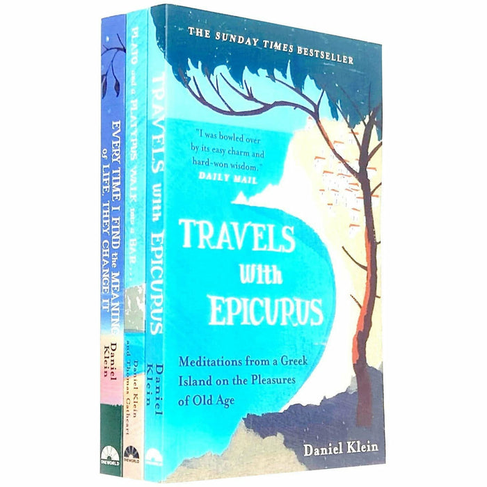 Daniel Klein Collection 3 Books Set - Plato and a Platypus Walk Into a Bar, Travels with Epicurus, Every Time I Find the Meaning of Life - The Book Bundle