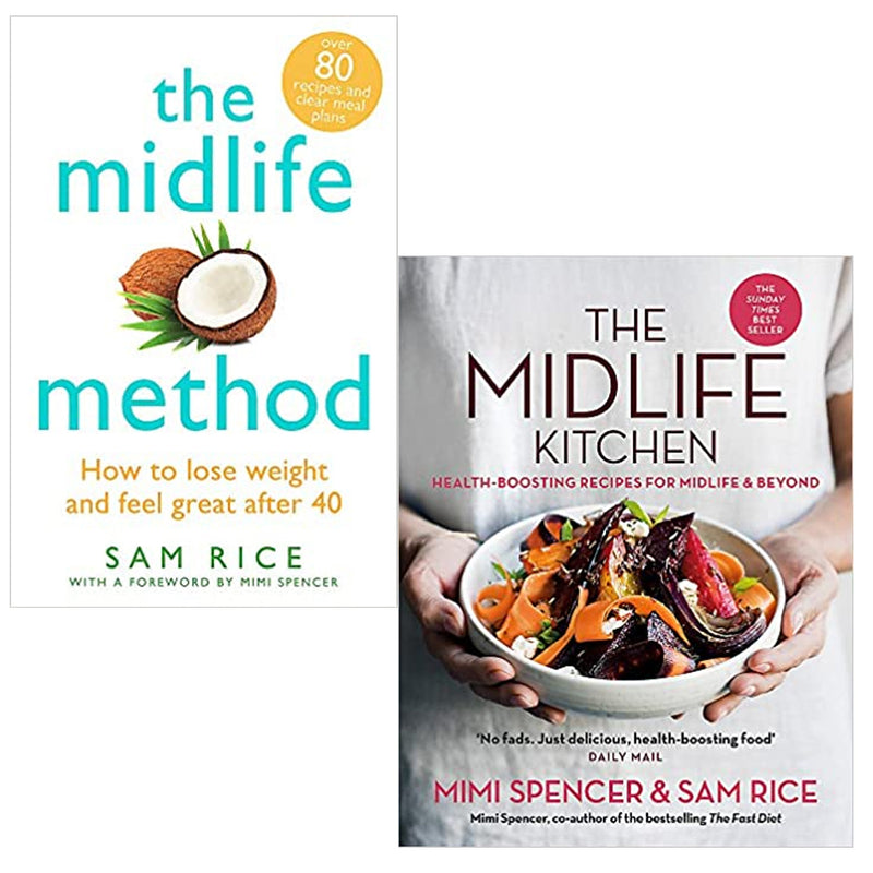 The Midlife Method:How to lose weight and feel  & The Midlife Kitchen:health boosting recipes for midlife 2 Books Collection Set - The Book Bundle