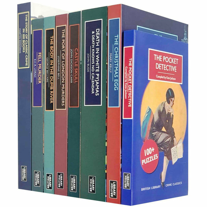 British Library Crime Classics Series Collection 8 Books Set Pocket Detective - The Book Bundle