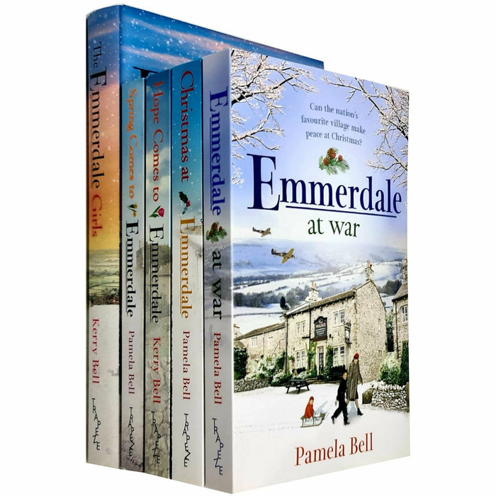 Emmerdale Series  1-5 By Pamela Bell & Kerry Bell 5 Books Collection Set (Christmas, Spring, War, Girls, Hope Comes ) - The Book Bundle