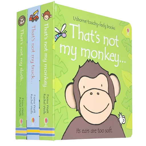 Usborne That's not my touchy series  3 Books Set (My Monkey,My truck,My sloth) - The Book Bundle