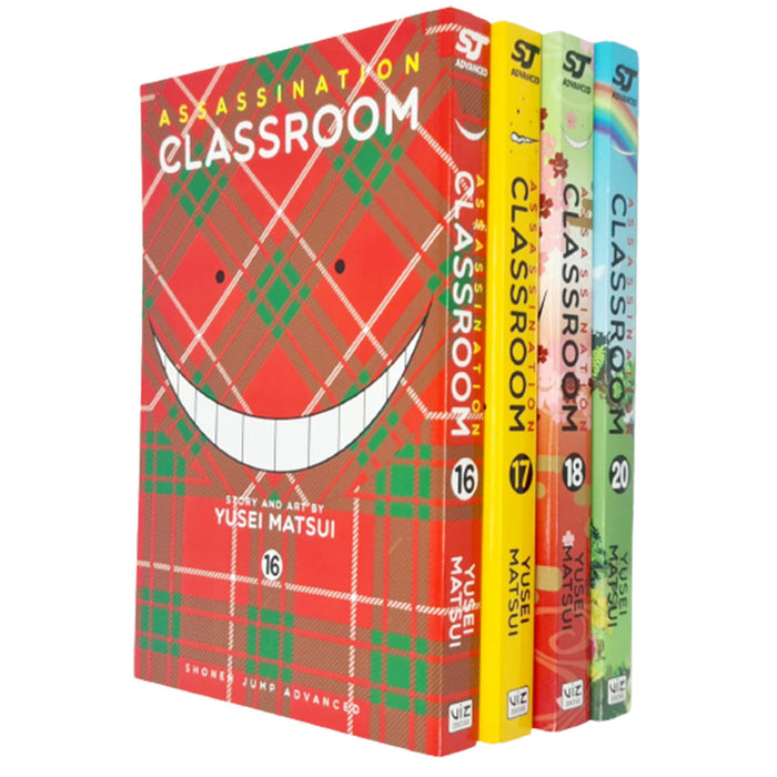 Assassination Classroom Vol 16,17,18,20 Series 3 Collection 4 Books Set - The Book Bundle