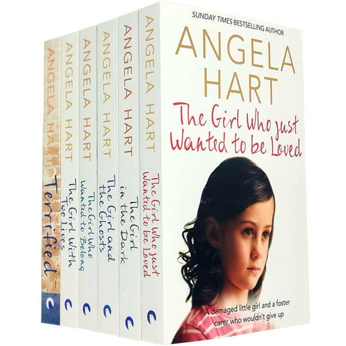 Angela Hart 6 Books Collection Set Terrified Girl and the Ghosts With Two Lives - The Book Bundle
