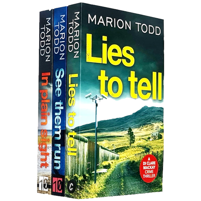 Marion todd Detective Clare Mackay Series Collection 3 Books Set - The Book Bundle