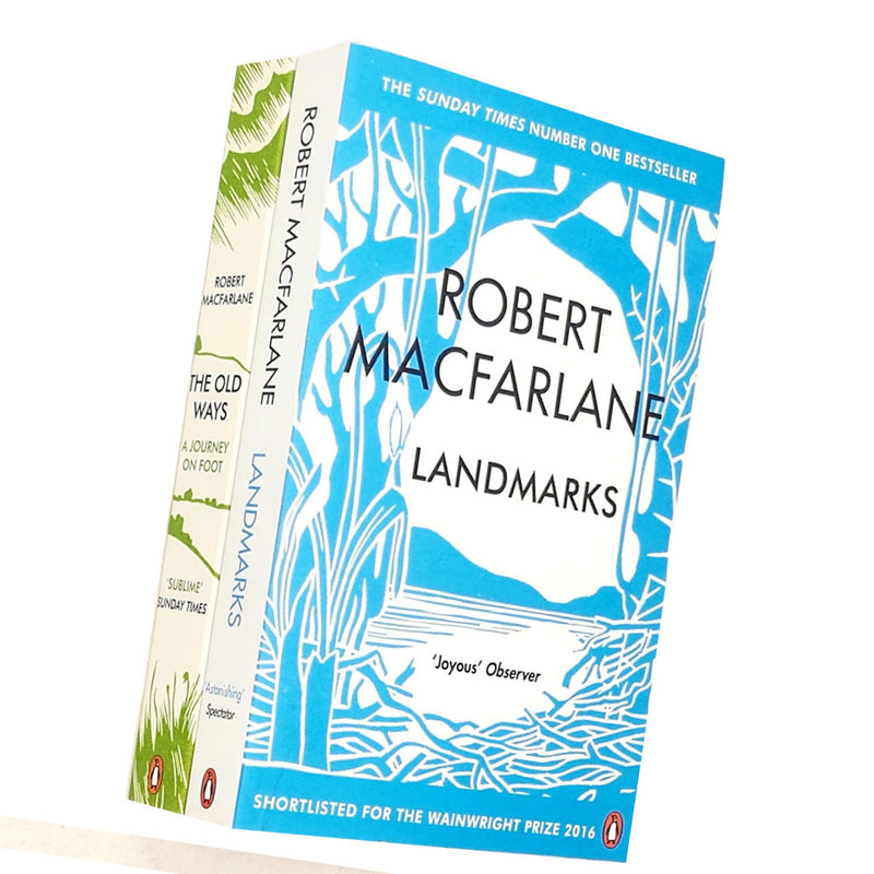 Robert Macfarlane Landmarks, The Old Ways 2 Books Collection Set - The Book Bundle