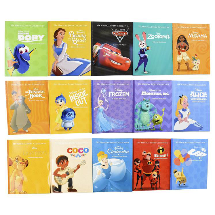 Disney Pixar My Magical Story Collection 15 Books Box Set - The Book Bundle
