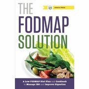 Two paperback books by Dr. Barbara Bolen on the Low-FODMAP diet, titled "The Everything Guide" and "The FODMAP Solution," stacked on a table.