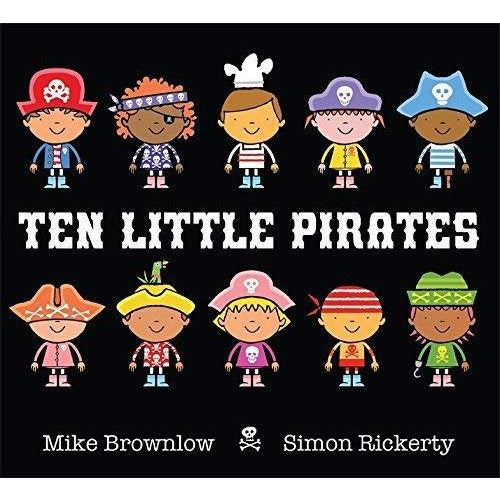 Mike Brownlow Ten Little Collection 4 Books Set (Monsters, SuperHeroes, Princesses & Pirates) - The Book Bundle