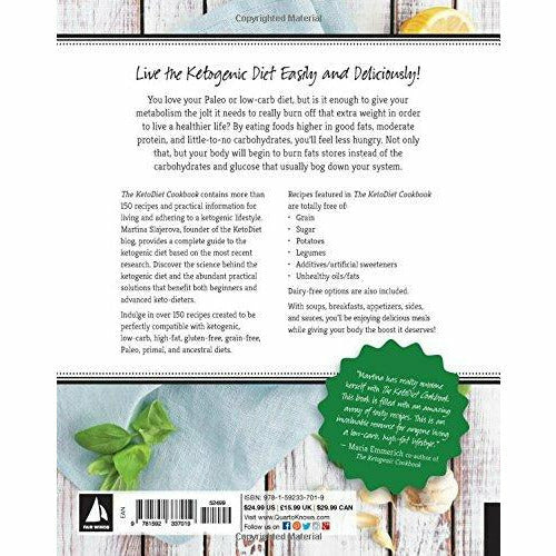 The KetoDiet Cookbook: More Than 150 Delicious Low-Carb, High-Fat Recipes for Maximum Weight Loss and Improved Health -- Grain-Free, Sugar-Free, - The Book Bundle