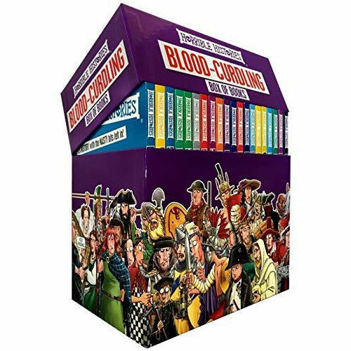 Horrible Histories Blood Curdling series Terry Deary 20 books collection box set - The Book Bundle