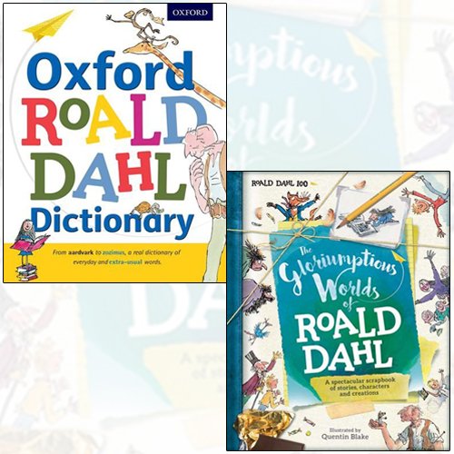 oxford roald dahl dictionary, the gloriumptious worlds of roald dahl 2 books collection set - The Book Bundle