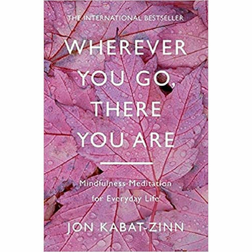 Paperback of "Wherever You Go, There You Are" by Jon Kabat-Zinn, featuring a calming book cover on mindfulness meditation.