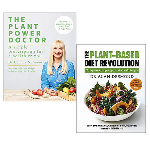 The Plant Power Doctor: A simple prescription & The Plant-Based Diet Revolution: 28 days to a happier gut 2 Books Set - The Book Bundle