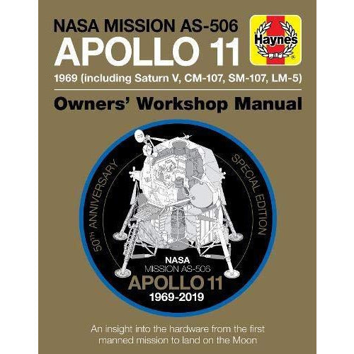 Apollo 11 50th Anniversary Edition, NASA Moon Missions Operations Manual And Saturn V Manual 3 Books Collection Set (Haynes Manuals) - The Book Bundle