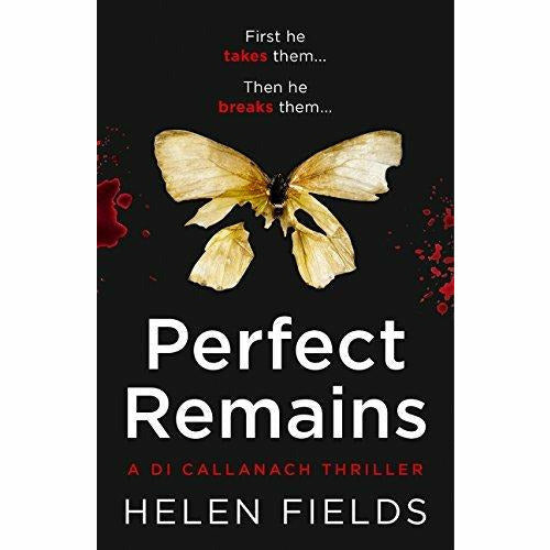 Set of four paperback Callanach Series books by Helen Fields, fiction collection in Avon brand packaging.