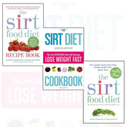 Sirtfood diet 3 books collection pack set sirt diet cookbook,recipe book pb new - The Book Bundle