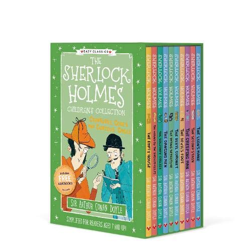 The Sherlock Holmes Children's Collection (Series 3) 10 Books Box Set by  Sir Arthur Conan Doyle (Creatures, Codes and Curious Cases - Easy Classics) - The Book Bundle