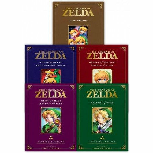 Legend of zelda legendary edition 5 books set volume 1-5 collection new - The Book Bundle