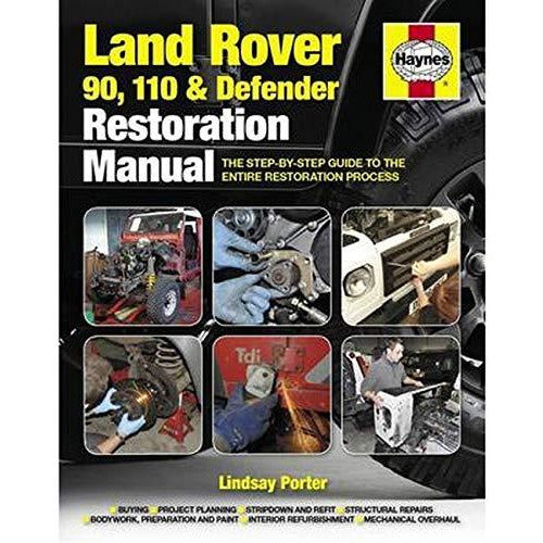Land Rover 90. 110 & Defender Restoration Manual by Lindsay Porter - The Book Bundle