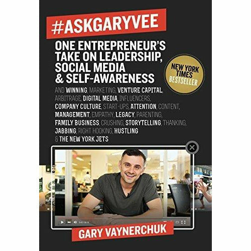 Askgaryvee, life leverage, mindset with muscle, how to be fucking awesome, fitness mindset and mindset 6 books collection set - The Book Bundle