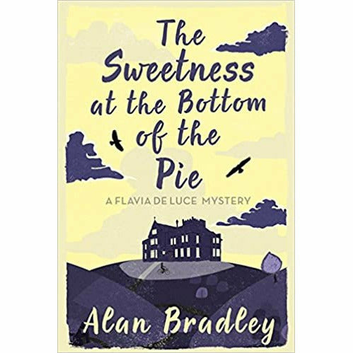Set of five Flavia de Luce mystery novels by Alan Bradley, published by Orion, featuring book covers in a colorful collection.