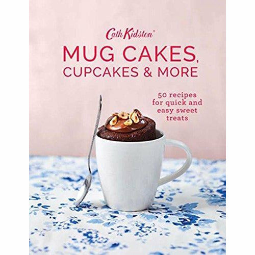 Cath Kidston mug cakes and cupcake recipes hardcover book by Anna Burges-Lumsden, featuring colorful illustrations and baking tips.