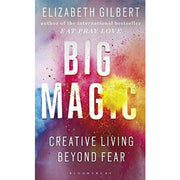 Set of three paperback novels by Elizabeth Gilbert including The Signature of All Things, Eat Pray Love, and Big Magic, published by Bloomsbury.