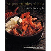 Collection of three paperback cookbooks featuring Indian curries, street food recipes, and keto fast dishes by Camellia Panjabi and Roli Books.