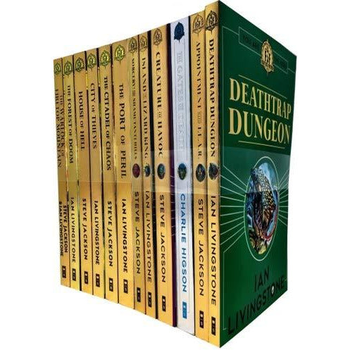 Fighting Fantasy Collection 12 Books Set Steve Jackson and Ian Livingstone - The Book Bundle
