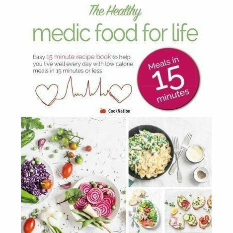 31 day food revolution, medic food for life, whole food healthier lifestyle diet, hidden healing powers, dash diet 5 books collection set - The Book Bundle