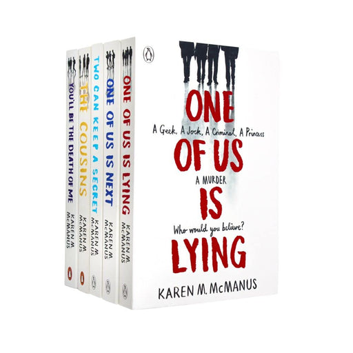 Karen M McManus 5 Books Collection Set (You'll Be the Death of Me, The Cousins, Two can keep a secret, One Of Us Is Lying, One Of Us Is Next ) - The Book Bundle