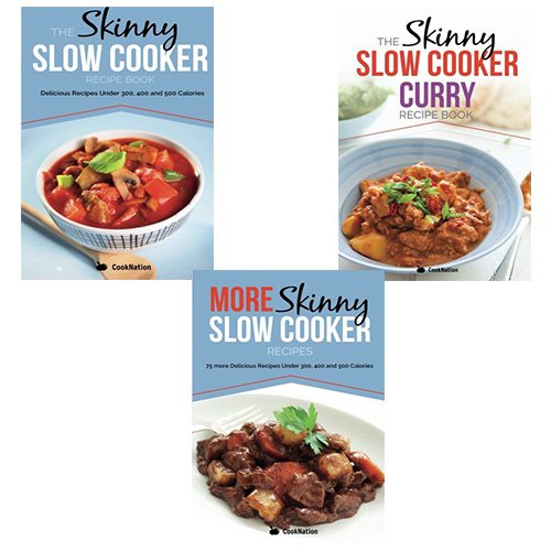 Cooknation Skinny Slow Cooker Recipes Collection 3 Books Set Pack - The Book Bundle
