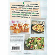 Spruce Hungry Healthy Student Cookbook paperback with colorful recipe pages and healthy meal ideas.