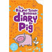 Pig Diary Series 4 Books Collection Set by Emer Stamp(Unbelievable Top Secret,Super Amazing Adventures of Me,Seriously & Big,Fat,Totally) - The Book Bundle