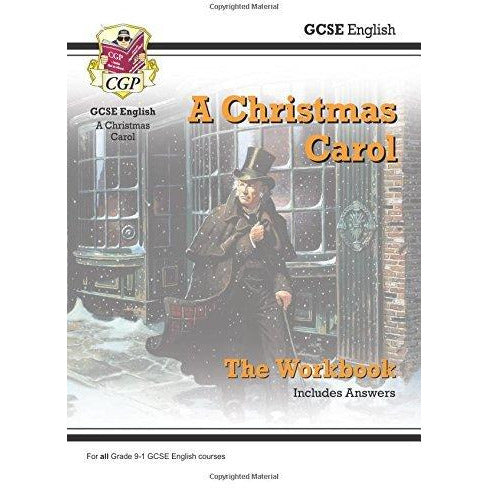 GCSE English Workbook Collection 3 Books Set By CGP Books (A Christmas Carol, An Inspector Calls, Macbeth (includes Answers)) - The Book Bundle