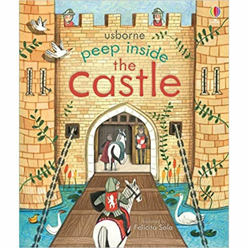 Usborne Peep Inside Collection 4 Books Set (Peep Inside Space, Sea,Castle) - The Book Bundle