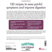 Paperback book titled "The Everything Guide to the Low-FODMAP Diet" by Kathleen Bradley, featuring a colorful cover design.