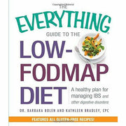 Two paperback books by Dr. Barbara Bolen, "The Everything Guide to the Low-FODMAP Diet" and "The FODMAP Solution" in a bundle collection.