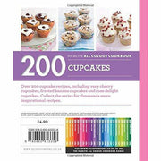Cover image of Hamlyn All Colour Cookery book by Joanna Farrow featuring 200 cupcake recipes in paperback format.