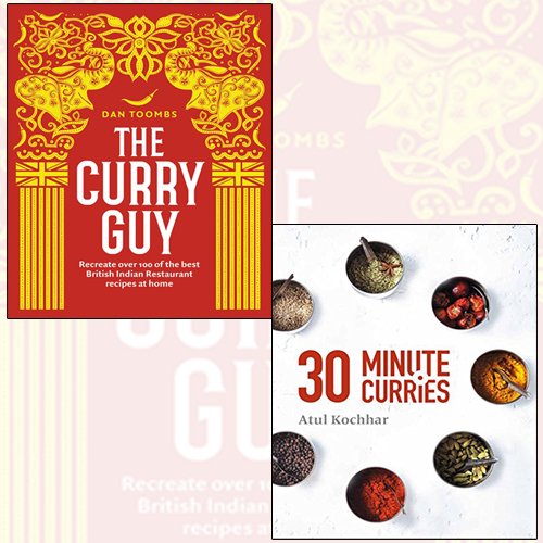 the curry guy,30 minute curries 2 books collection set - recreate over 100 of the best british indian restaurant recipes at home - The Book Bundle