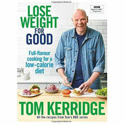 Set of three books on weight loss and Mediterranean diet by Stacie Stewart, Tom Kerridge, and Iota, featuring covers and titles.