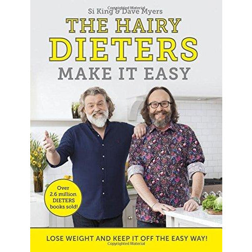 Hairy Bikers 2 Books Collection Set (The Hairy Dieters Go Veggie, The Hairy Dieters Make It Easy) - The Book Bundle