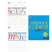 Help Your Kids With Maths , Science & Computer Coding 3 Books Collection Set - The Book Bundle