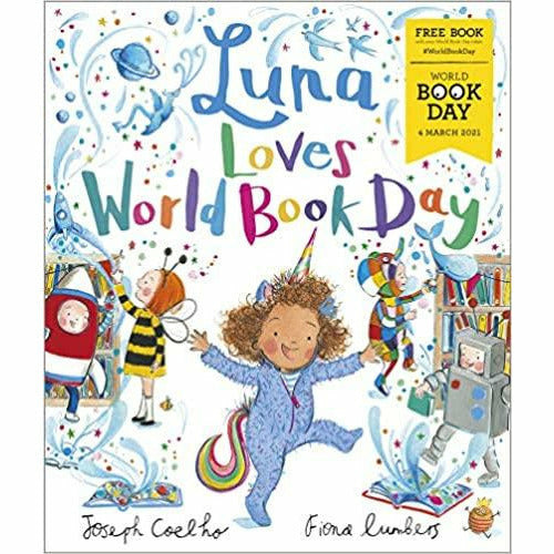 World Book Day 2021 : 7 Books Collection Set (Ladybird,Football ,Luna,& More) - The Book Bundle