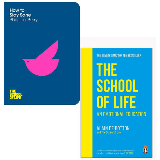 How To Stay Sane, The School of Life An Emotional Education 2 Books Collection Set - The Book Bundle
