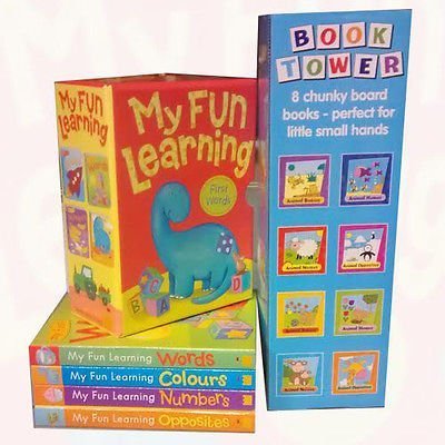 My Fun Learning and Book Towers 12 Books Bundle Collection With Box Set - The Book Bundle
