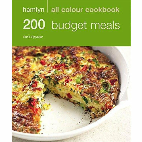 Set of three Hamlyn All Colour Cookbooks by Alex Stetter, Joy Skipper, and Sunil Vijayakar, featuring colorful cookbook covers in paperback.